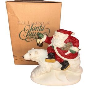 Vintage Into The Wind Santa from the Legend of Santa Claus series #1503